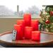 Remote-Controlled LED Candles, Set of 6 by BrylaneHome in Red