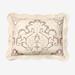 Amelia Sham by BrylaneHome in Ivory Berry (Size STAND) Pillow