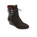 Wide Width Women's The Nala Boot by Comfortview in Black (Size 8 W)