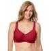 Plus Size Women's Underwire Microfiber T-Shirt Bra by Comfort Choice in Pomegranate (Size 42 C)