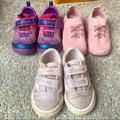 Vans Shoes | 3x Walker/Toddler 6.5 Girls Shoes Bundle- Vans, Tsukihoshu And Knit Slip Ons | Color: Pink/Purple | Size: 6.5bb