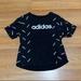 Adidas Tops | Adidas Short Sleeve Black Logo Shirt Size Xs | Color: Black | Size: Xs