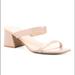 Nine West Shoes | New Nine West High Heel Patent Sandals Nude | Color: Tan | Size: 7
