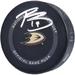 Troy Terry Anaheim Ducks Autographed 2019 Model Official Game Puck