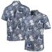 Men's Tommy Bahama Navy New England Patriots Coconut Point Playa Floral IslandZone Button-Up Shirt