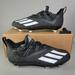 Adidas Shoes | Adidas Adizero 21 Pk Primeknit Football Cleats Mens Size 9 Black White Gw7992 | Color: Black | Size: 9