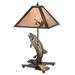 Meyda Lighting Leaping Trout 21 Inch Table Lamp - 32531