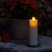 Luminara Vanilla Honey Scented Pillar Candle Plastic in White | 6.5 H x 3.25 W x 3.25 D in | Wayfair 996071