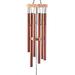 UpblendOutdoors Havasu Wind Chime Metal | 28 H x 5.5 W x 3.5 D in | Wayfair Havasu 28 Copper-Red