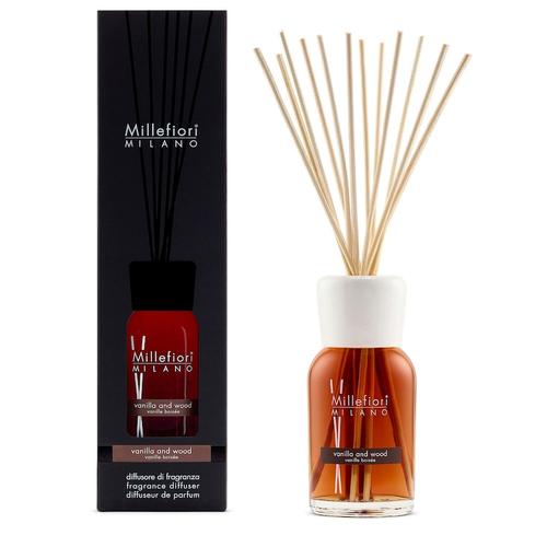 Millefiori MILANO - Reed Diffuser Vanilla & Wood Raumdüfte 500 ml