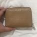 Coach Bags | Coach Leather Wallet Leather | Color: Cream/Tan | Size: Os