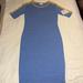 Lularoe Dresses | Lularoe T-Shirt Dress | Color: Blue/Yellow | Size: Xs