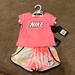 Nike Matching Sets | 18 Month Nike Outfit | Color: Pink/Yellow | Size: 18mb