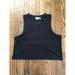 Athleta Tops | Athleta Cropped Workout Top Large | Color: Black | Size: L