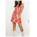 Free People Dresses | Free People Womens A Thing Called Love Boho Linen Blend Mini Dress | Color: Red/White | Size: S