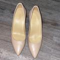 Michael Kors Shoes | Michael Kora Tan Heels. Size 5 1/2. | Color: Cream/Tan | Size: 5.5