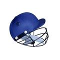 Maxx Cricket Adjustable Helmet Head Protection Gear Navy Cricket Helmet New (Blue)