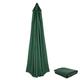 HOOJUEAN 2/2.7/3m 6/8 Arms Replacement Parasol Cover, Garden Umbrella Fabric Canopy for Cover,for Patio Yard Beach Pool Market Table Pa(Size:2.7m/6 Ribs,Color:Green)