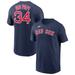Men's Nike David Ortiz Navy Boston Red Sox Name & Number Wordmark T-Shirt