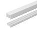 Outwater Plastic 1.375" Thick 1.375" Wide 36" Length Molding Track Plastic Trim | 36 H x 1.375 W x 1.375 D in | Wayfair 140-WH-48-1