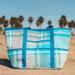 CGear Sand Free Multimat CGear Sand Free Multi-Pocket Beach Tote Bag - Lightweight Cotton Canvas in Blue | 16 H x 24.5 W x 9.4 D in | Wayfair