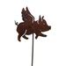 Gracie Oaks Aliz Metal Flying Pig Garden Stake Metal | 15 H x 4 W x 0.1 D in | Wayfair 07D68E24433A4AD893FF0B1F65C5D5E2