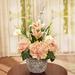 Primrue Peony & Lily Floral Arrangement in Vase Faux Silk | 19 H x 16 W x 13 D in | Wayfair 32F9AC4761334CA99DA9291FB7F6B6C4