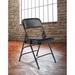 National Public Seating Padded Folding Chairs 1300 Series Vinyl Padded Folding Chair Vinyl in Black | 29.5 H x 18.75 W x 20.75 D in | Wayfair 1310