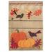 Rosalind Wheeler Adelah 2-Sided Polyester 18 x 13 in. Garden Flag in Brown/Orange | 18 H x 13 W in | Wayfair 353FE01A7F6B4C4F82A74AF8C5B3DE24