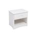 Red Barrel Studio® Lexicon Galen 1-Drawer Transitional Wood Nightstand in White Wood in Brown/White | 21.5 H x 23 W x 17 D in | Wayfair