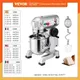 VEVOR-Machine à Pâte Électrique en Acier Inoxydable de 10/15/20/30L Mixeur Commercial pour Crème