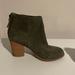 Urban Outfitters Shoes | Forest Green Suede Heels | Color: Green/Tan | Size: 7