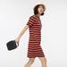 J. Crew Dresses | Nwt J Crew Blue Red Short Sleeve Crew Neck Striped Sweater Dress Size S | Color: Blue/Red | Size: S