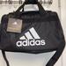 Adidas Bags | Nwt Adidas Diablo Small Duffel Gym Bag For Womenmenbig Boy Classic Blackwhite | Color: Black | Size: Os