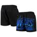 Women's Mitchell & Ness Black Philadelphia 76ers Big Face 4.0 Mesh Shorts