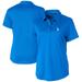 Women's Cutter & Buck Blue Los Angeles Dodgers Prospect Textured Stretch Polo