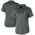 Women's Cutter & Buck Gray Houston Astros Prospect Textured Stretch Polo