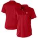 Women's Cutter & Buck Red Cincinnati Reds Prospect Textured Stretch Polo