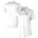 Women's Cutter & Buck White Texas Rangers Prospect Textured Stretch Polo