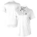 Women's Cutter & Buck White Los Angeles Angels Prospect Textured Stretch Polo