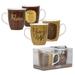 Dicksons Inc Pastor & Pastor"s Wife Mug Set Ceramic/Earthenware & Stoneware in Brown | 4.8 H x 5.2 W in | Wayfair MUG-317