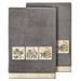 Linum Home Textiles 2 Piece Turkish Cotton Bath Towel Set Terry Cloth/Turkish Cotton in Gray | 27 W in | Wayfair EDR96-2BT-BELINDA