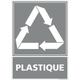 Signaletique.biz France - Panneau Recyclage plastique, Tri sélectif des déchets plastiques.