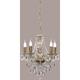 Lustre baroque 5 Lampes - Laiton