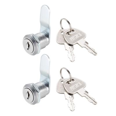 Cam Locks 20mm Cylinder Length Fit on Max 1/2-inch Panel 2Pcs - 20mm Keyed Different