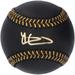 Riley Greene Detroit Tigers Autographed Black Leather Baseball