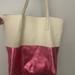 Anthropologie Bags | Anthropologie Tote | Color: Pink/White | Size: Os