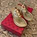 Tory Burch Shoes | Nib Tory Burch Miller Spark Gold Metallic Sandals Womens Sz 5.5 M | Color: Gold | Size: 5.5 M