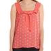 Disney Tops | Disney Rock The Dots Sleeveless Shirt Medium Euc | Color: Pink/White | Size: M