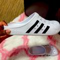 Adidas Shoes | Adilette Clog | Color: Black/White | Size: 11